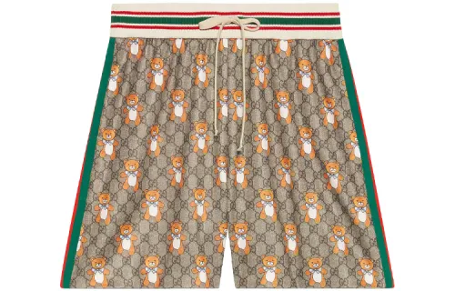 GUCCI Casual Shorts Women's Green Moderate