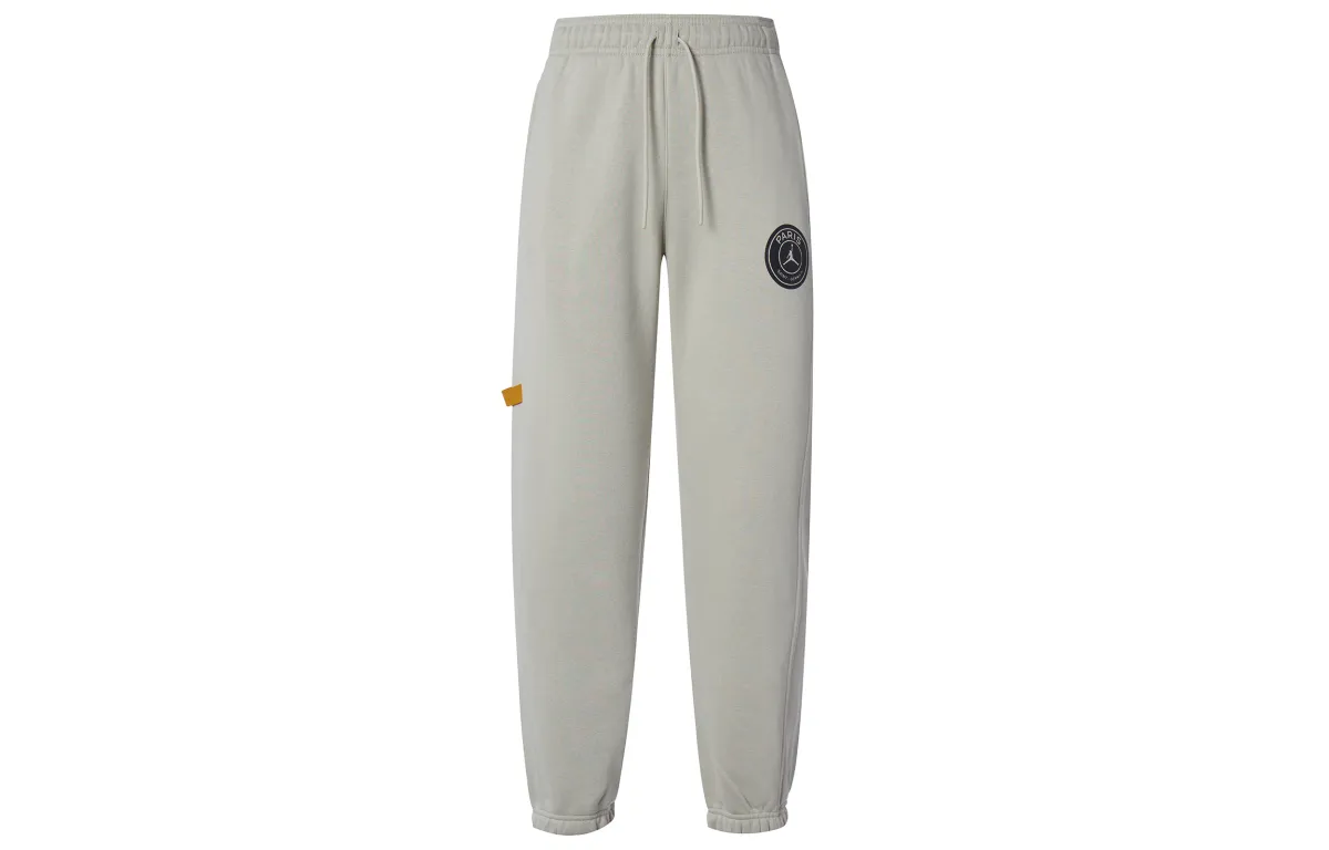 Jordan Knitted Sweatpants Women's Stone Color Thickened Cuffed Pants