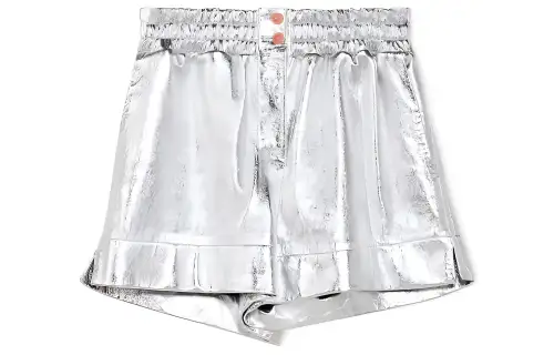 LOEWE Casual Shorts Women's Silver Moderate