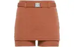 PRADA Casual Shorts Women's Brown Moderate