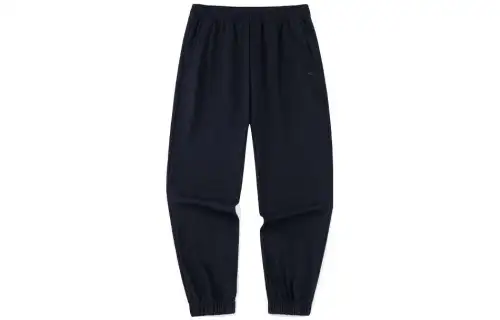ANTA Variety Training Collection Knitted Sweatpants Women's Black Moderate Cuffed Pants