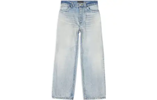 Balenciaga Women's Ankle Cut Japanese Authentic Denim Jeans Light Blue