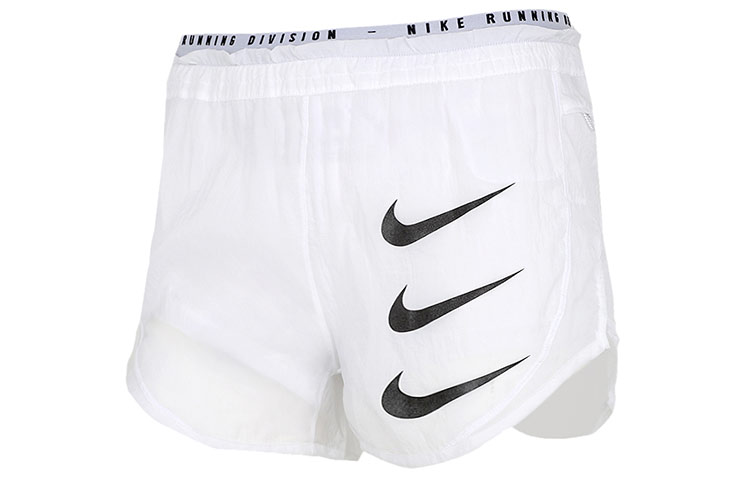 Женские шорты Nike Run Division Tempo Luxe (белые)
