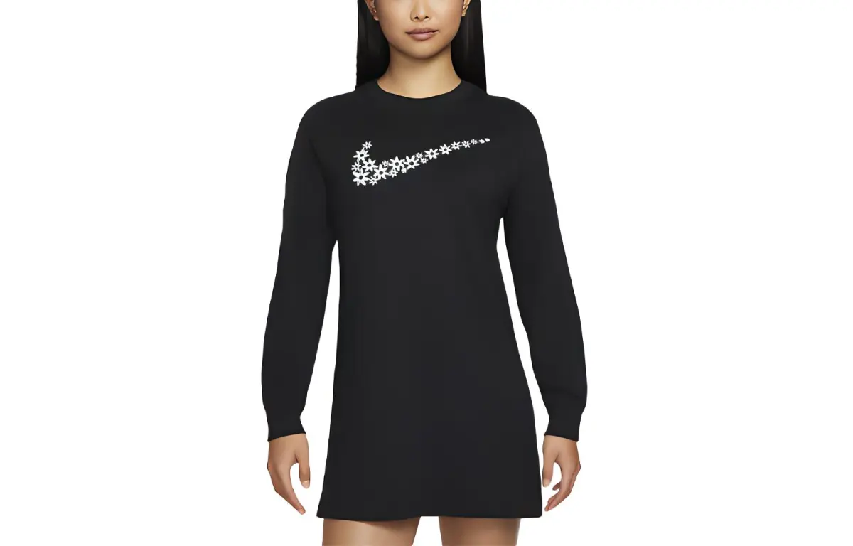 Nike Long Sleeved Dress Women's Black
