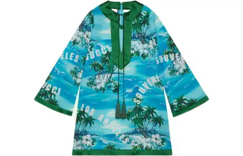 Gucci graphic-print shift dress