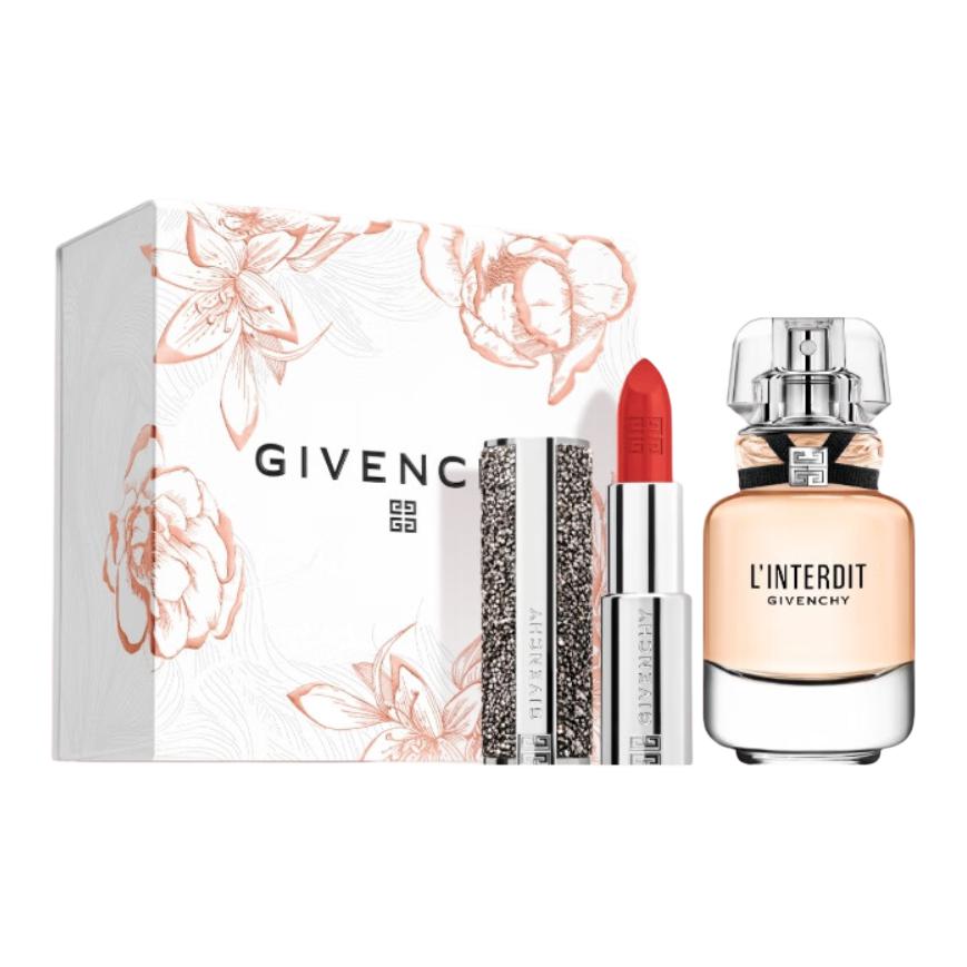Givenchy Lambskin Lipstick No Restrictions Perfume Box Perfume Sets Eau De Toilette Orange Blossom Jasmine