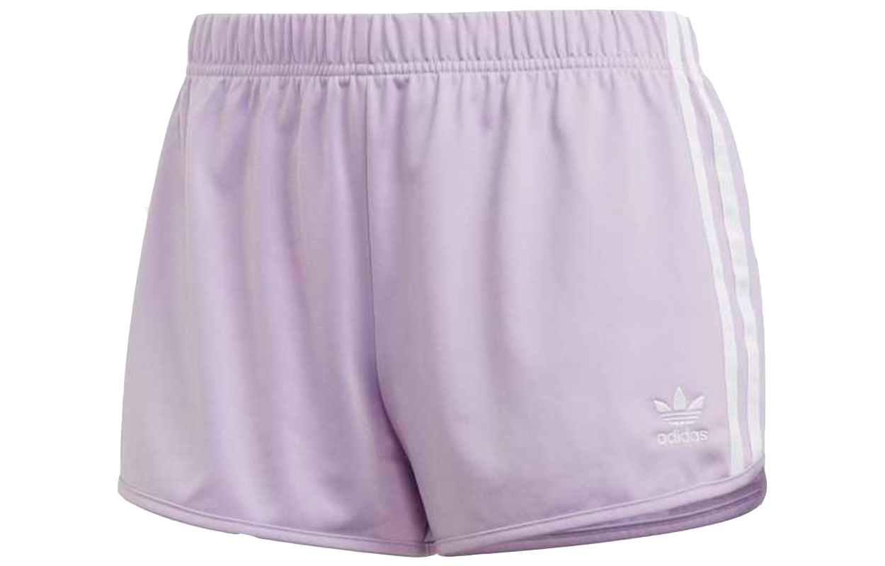 Женские шорты adidas originals 3 Str Short (светло-фиолетовый) — фото 1