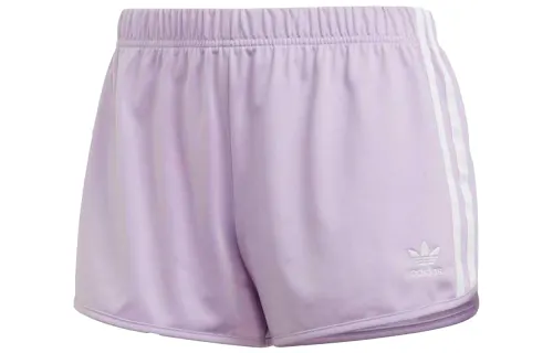 Adidas Originals Mock Eyelet Casual Shorts Women's Light Purple Moderate