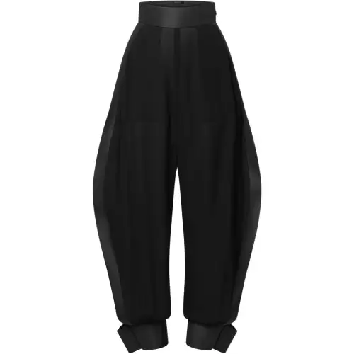 LOUIS VUITTON SS25 Casual Pants Women's Black