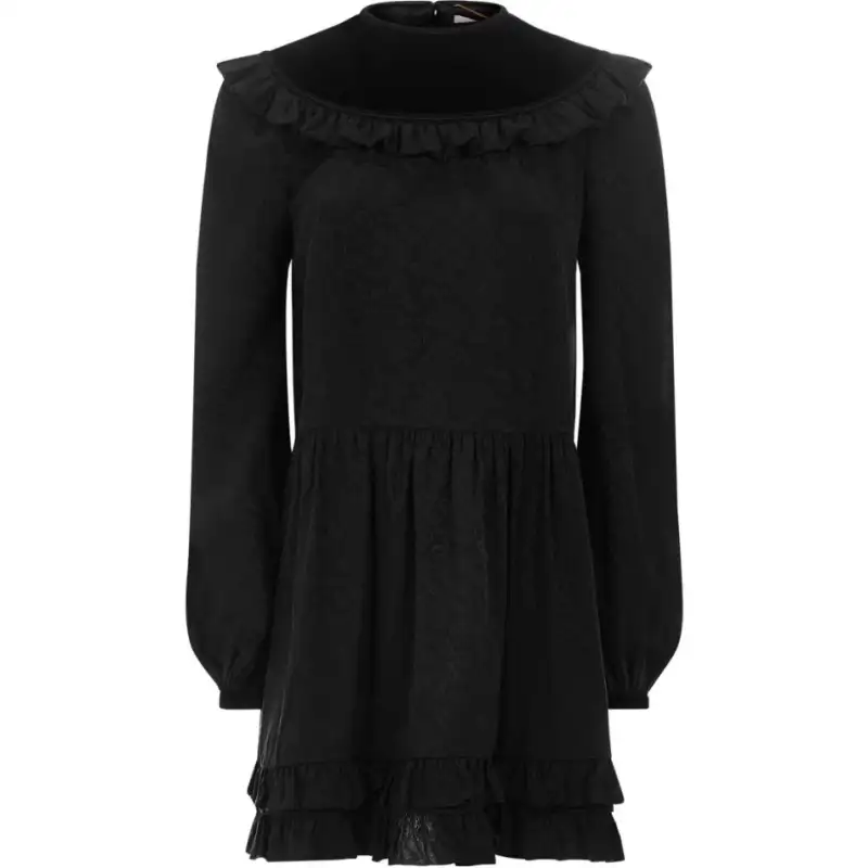 SAINT LAURENT Long Sleeved Dress Women's