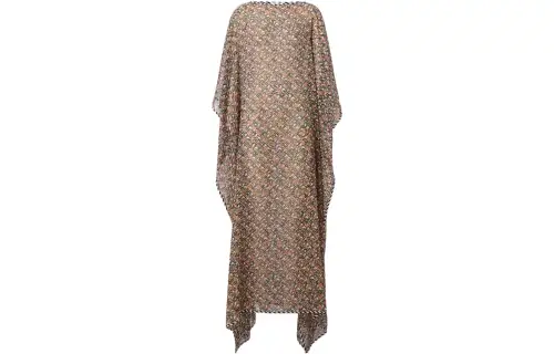 Burberry Long Sleeved Dresses Women's Brown Crew Neck Moderate