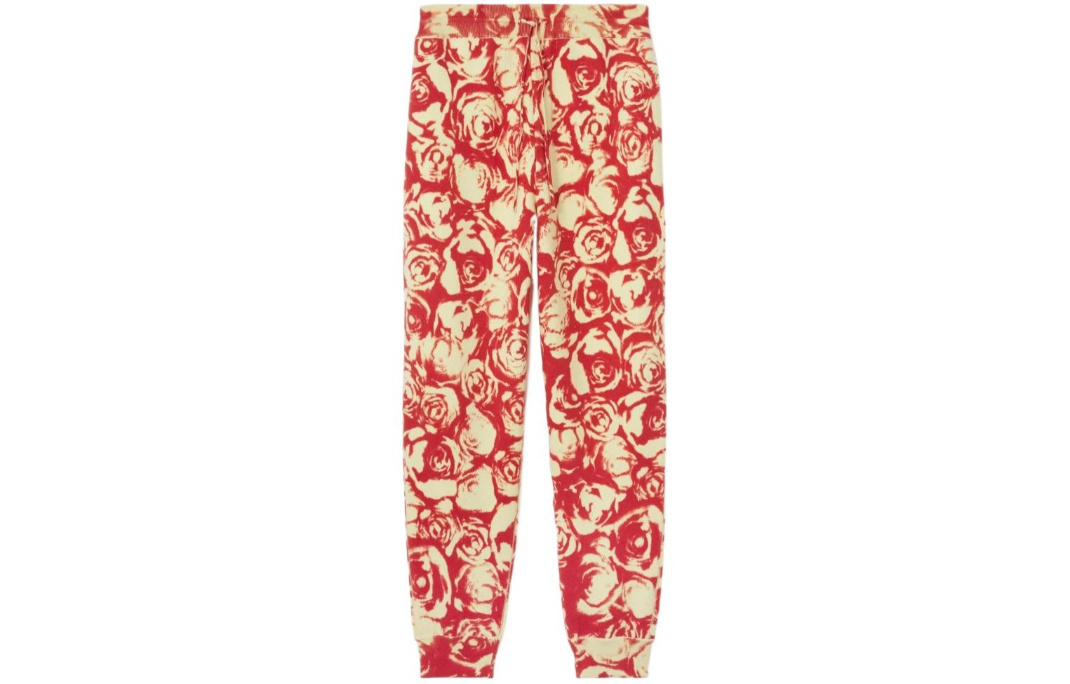 Burberry SS24 Knitted Sweatpants Women's Red