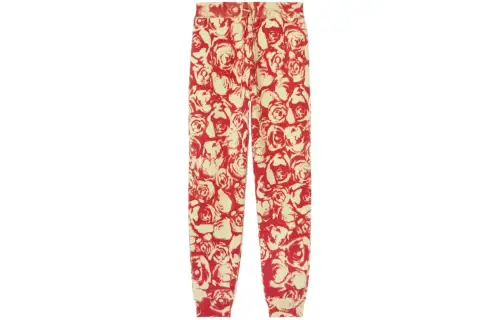Burberry SS24 Knitted Sweatpants Women's Red