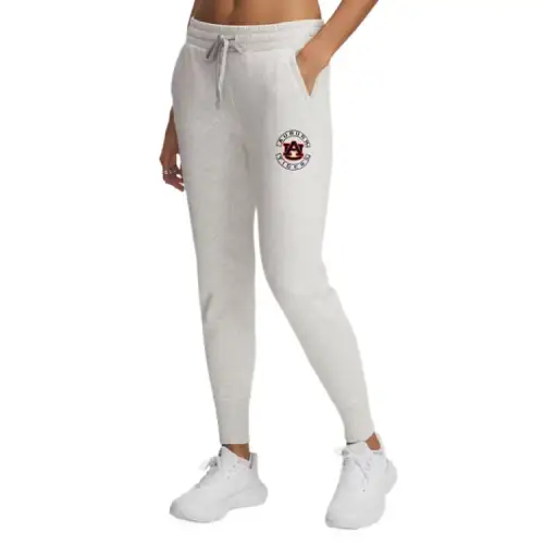 Under Armour Rival Fleece Casual Pants Women's White Gray 017