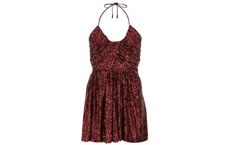 SAINT LAURENT Sequinned Mini Dress