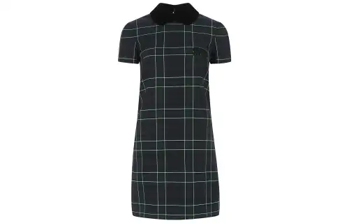 MIU MIU Short Sleeved Dress Women's Green