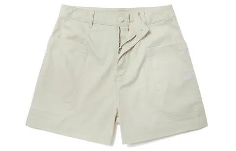 THE NORTH FACE Casual Shorts Women's Ecru Moderate Straight Fit Pants