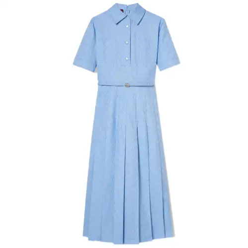 Gucci Gg Supreme-print midi dress