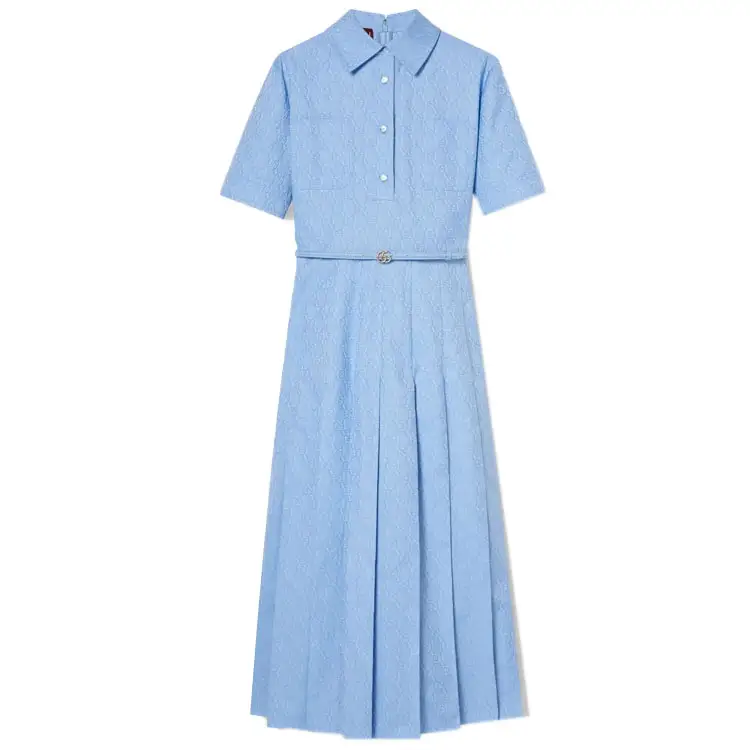 Gucci Gg Supreme-print midi dress