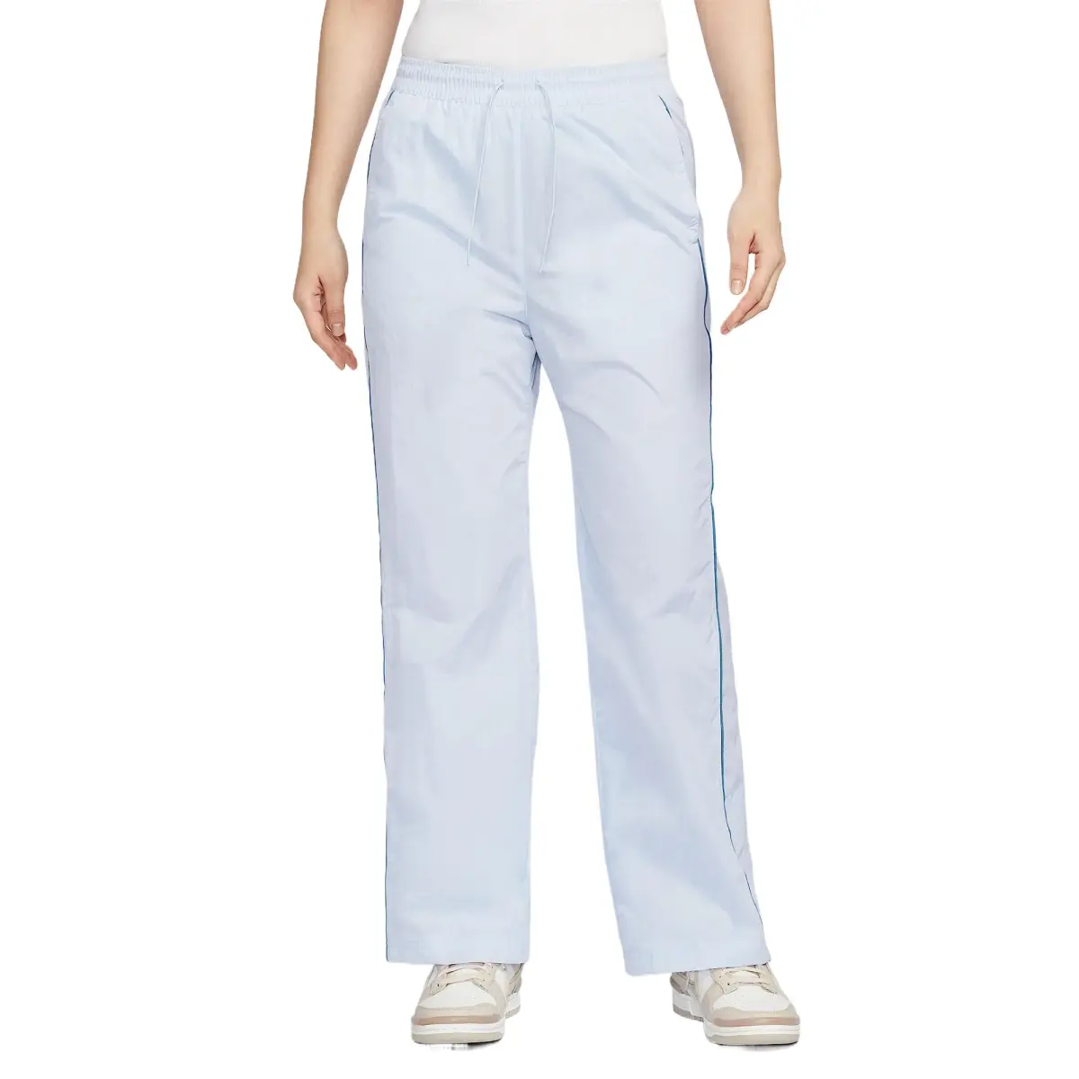 Nike Casual Pants Women's Blue Moderate Straight Fit Pants
