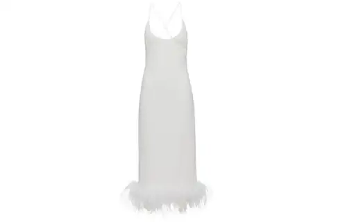 MIU MIU FW22 Sleeveless Dress Women's White