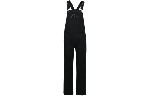 EVISU Overalls Women's Black Moderate Overalls