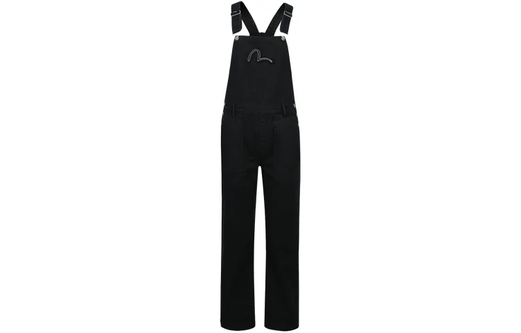 EVISU Overalls Women's Black Moderate Overalls