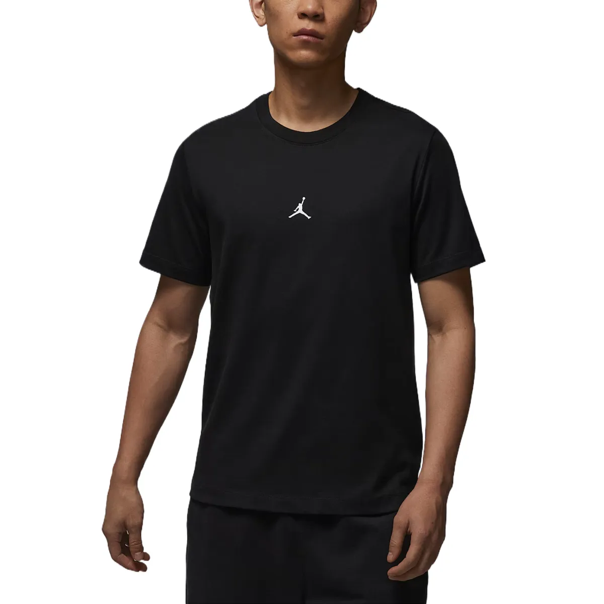 Jordan T-Shirts Men's Black Crew Neck Moderate