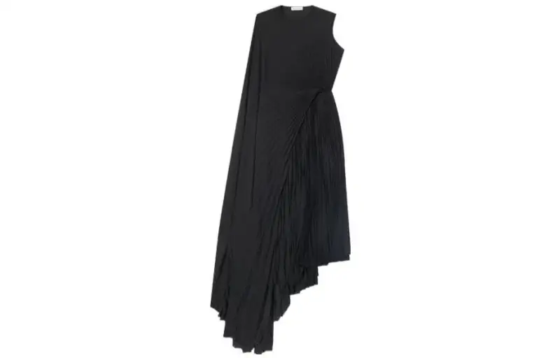 【Previous Season】draped pleated dress
