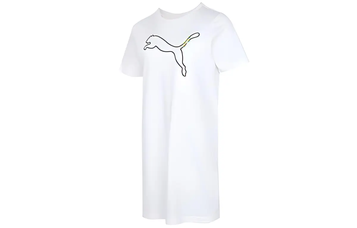 PUMA TECH Hybrid Short Sleeved Dress Women's White