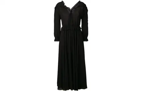 Bottega Veneta SS22 Long Sleeved Dress Women's Black