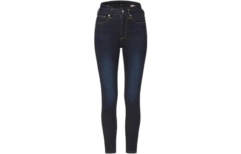 EVISU Jeans Women's Denim Blue Moderate Slim Fit Pants