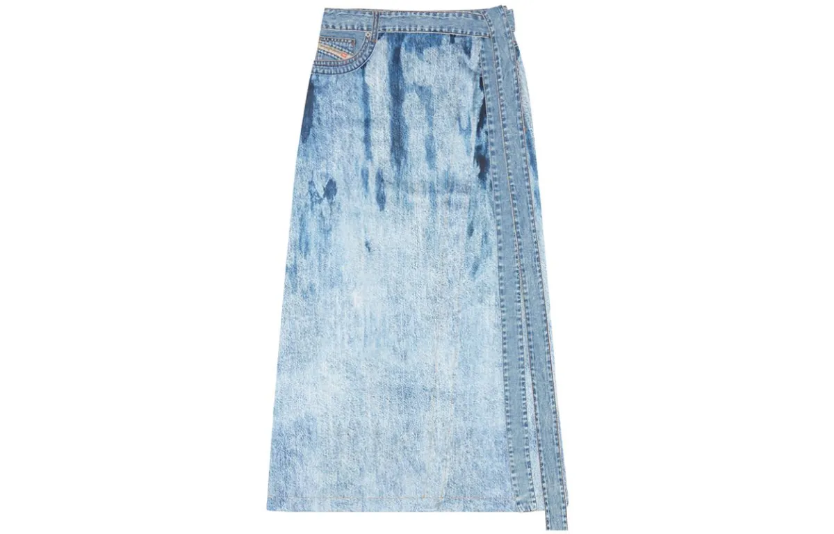 DIESEL Denim Long Skirt Women's