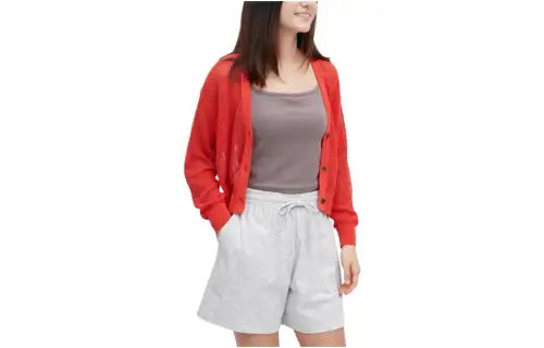 UNIQLO Casual Shorts Women's Light Gray Moderate