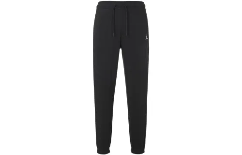 Jordan Knitted Sweatpants Women's Black Moderate Cuffed Pants