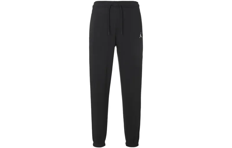 Jordan Knitted Sweatpants Women's Black Moderate Cuffed Pants