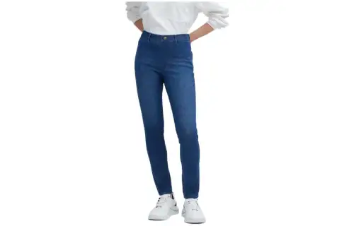 UNIQLO SS23 Jeans Women's Royal Blue Moderate Slim Fit Pants