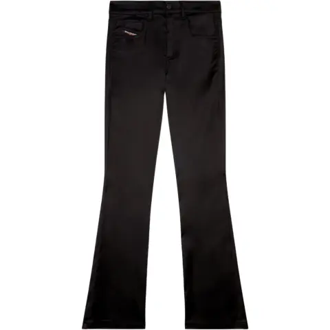 DIESEL P Ebbey Mid Rise Flared Stretched Trousers