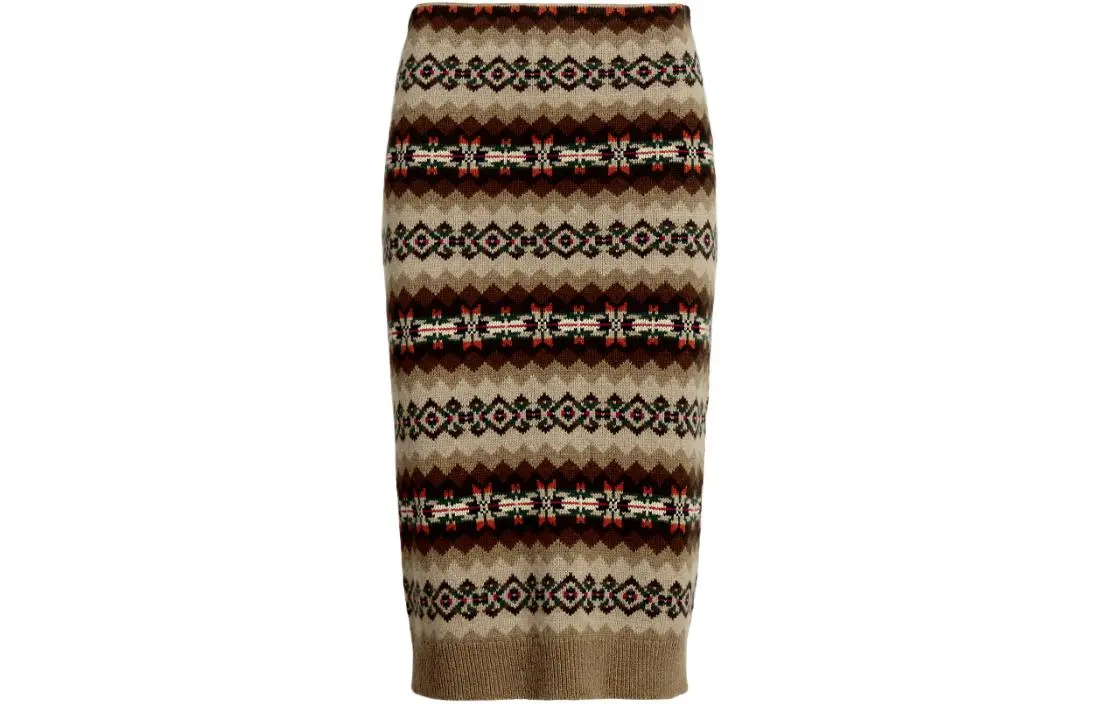 Polo Ralph Lauren Knit Long Skirt Women's Multicolor