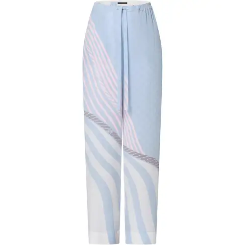 LOUIS VUITTON Wave Print Pajama Pants