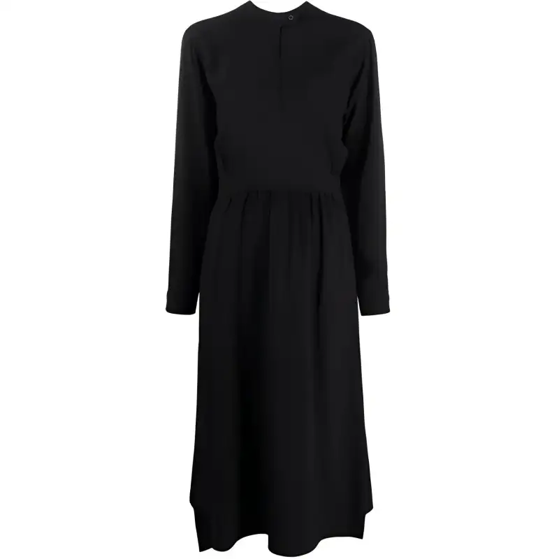 PRADA FW21 Long Sleeved Dress Women's Black