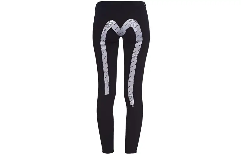 EVISU Jeans Women's Black Moderate Slim Fit Pants