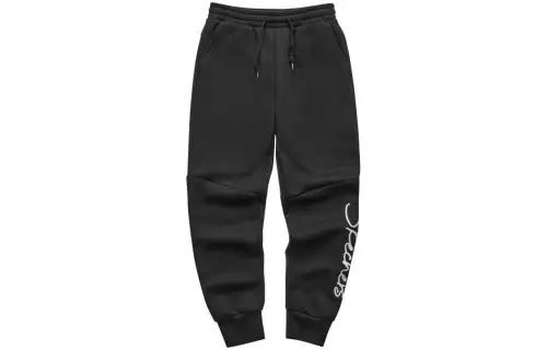 Skechers Knitted Sweatpants Women's Charcoal Black Moderate Cuffed Pants
