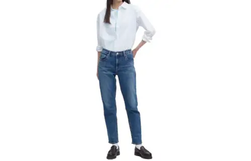 UNIQLO Jeans Women's Blue Moderate Straight Fit Pants
