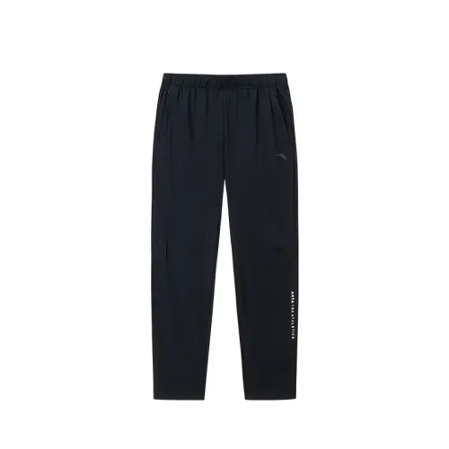 Anta Knitted Sweatpants Men's Basic Black