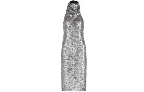Bottega Veneta Sleeveless Dress Women's Silver