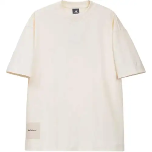 New Balance NB Grey SS25 T Shirt Unisex White