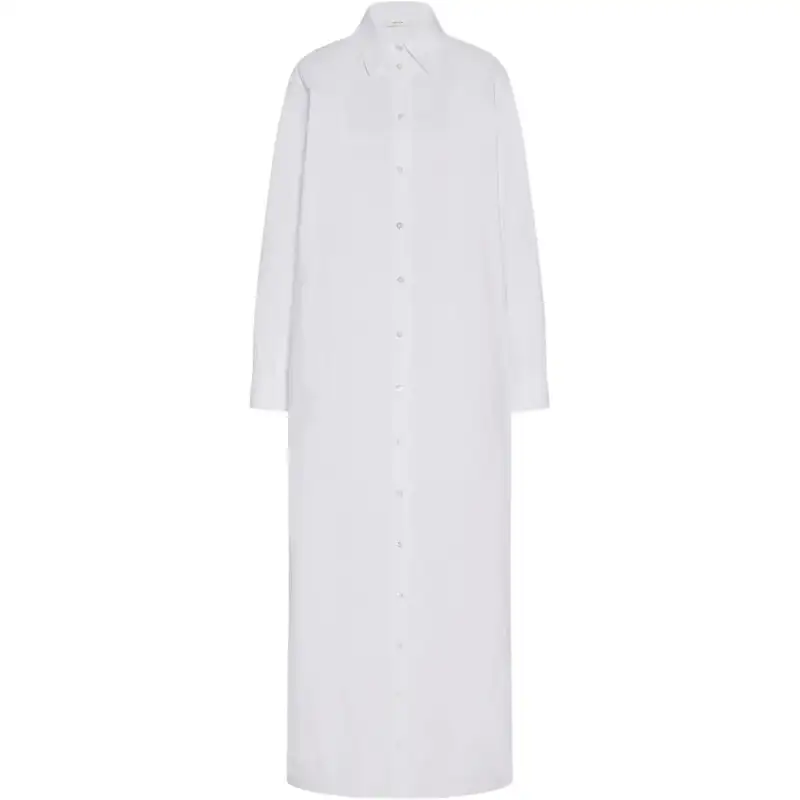THE ROW Long Sleeved Dress Women's White