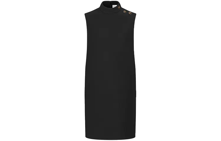 DIOR 30 Montaigne SS21 Sleeveless Dress Women's Black