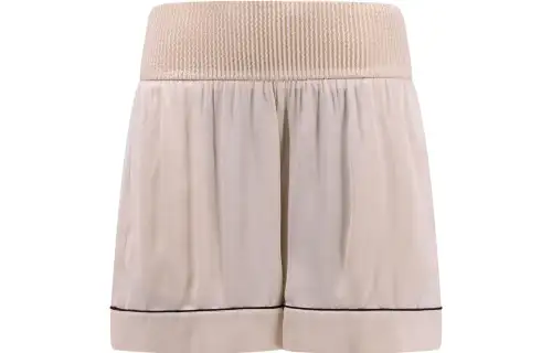 OFF-WHITE Elasticated-waist Satin Shorts